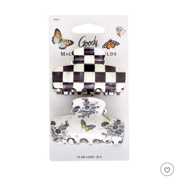MacKenzie-Childs Accessories - MacKenzie-Childs Black and White Claw Clips